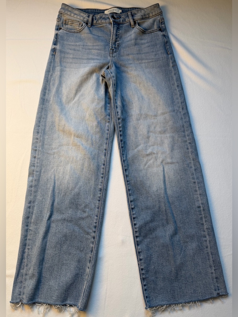 Hidden Logan Light Blue Wide-Leg Women's dad Jeans - Casual Flare
